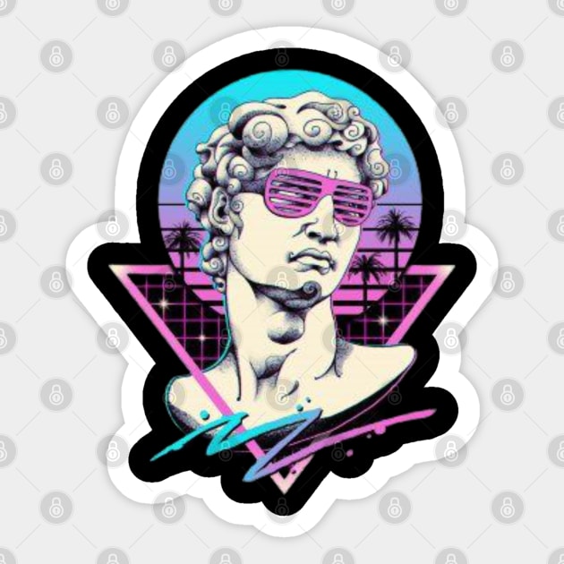 David Statuary v.2 Sticker by Yurii